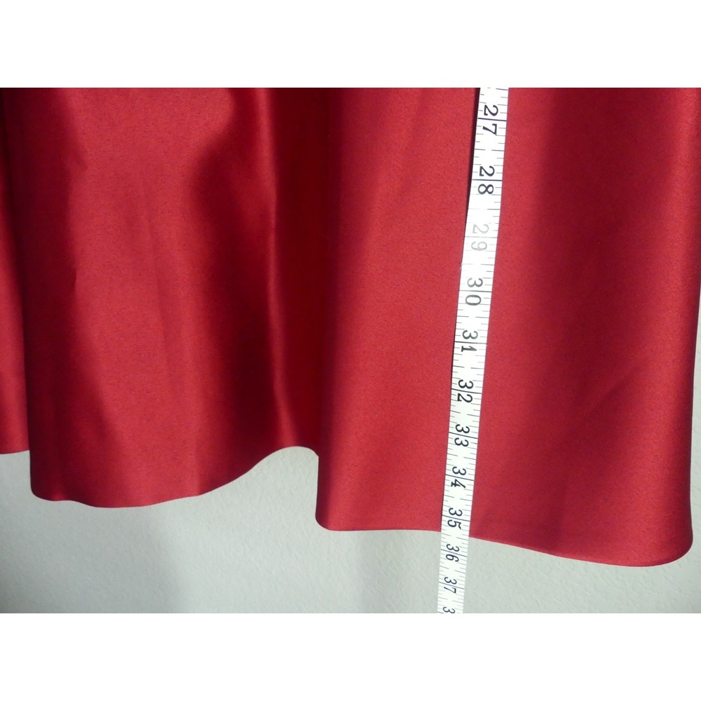 Corset Back Satin Party Dress Size 4 Prom Formal Rhinestone Off Shoulder NWT - Picture 8 of 8